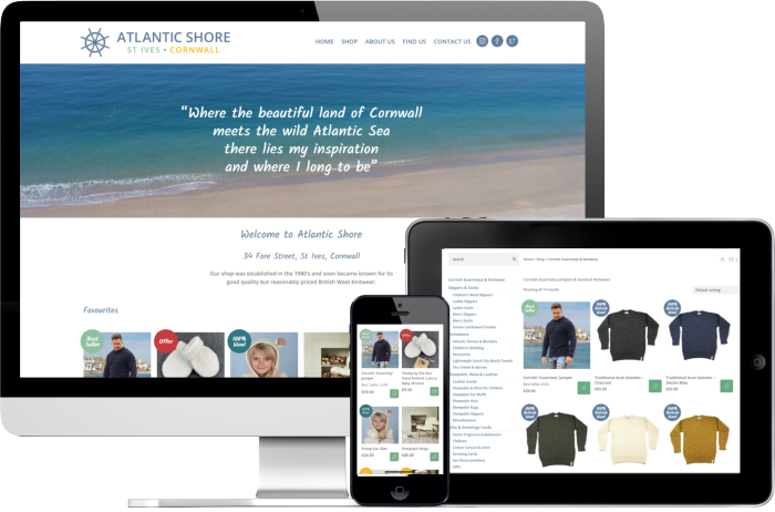 Atlantic Shore website 2021